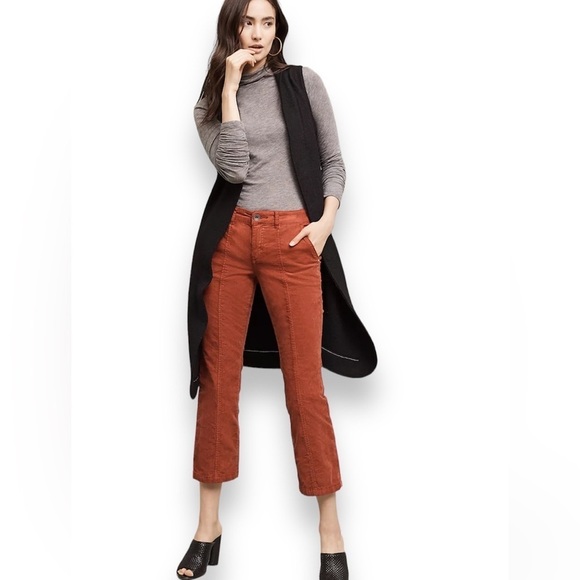 Anthropologie Pilcro and The Letterpress The Stet Cropped Corduroys - Picture 4 of 14